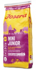 Сухой корм для щенков малых пород Josera Mini Junior с уткой и рисом 15 кг