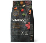 Корм сухой для взрослых кошек больших пород Grandorf FRESH LAMB &amp; SWEET POTATO ADULT LARGE CAT ягненок с бататом, 400 г