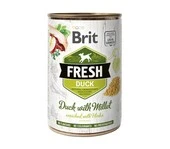 Влажный корм Brit Fresh для собак с уткой и пшеном 400 г