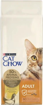 Сухой корм для взрослых кошек Purina Cat Chow Adult с курицей и индейкой 15 кг