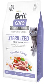 Сухий корм Brit Care Sterilized &amp; Weight Control Fresh Duck &amp; Turkey 400 г