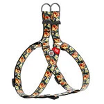 Анатомічний нашийник для собак WAUDOG Nylon з QR паспортом, малюнок "Гламурні черепи", пластиковий фастекс, Ш 15 мм, Дл 40-55 см