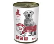 the Pet+ Гипоаллергенная, монопротеиновая консерва для взрослых собак всех пород — 100% говядина