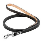 Поводок "CoLLaR" одинарный, непрошитый (ширина 12мм, длина 122см), черный