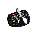 М'яка шлея для собак WAUDOG Clothes з QR-паспортом, малюнок "Рік і Морті 2", S2 B 46-50 см, C 43-45 см