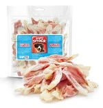 Лакомство для собак Уши кролика с курицей Happet GM71, натуральный жевательный снек для собак, 500 г