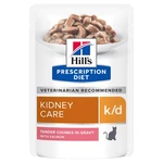 Консервированный корм Hill's Prescription Diet k/d Влажный корм для кошек поддержка функции почек с лососем 12 шт х 85 г
