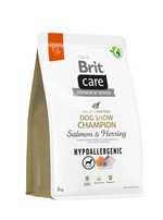 Корм для выставочных собак Brit Care Dog Hypoallergenic Dog Show Champion с лососем и селедкой 3 кг