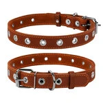 Ошейник "CoLLaR" безразмерный (ширина 25мм, длина 60см), коричневый