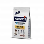 Сухой корм Advance Dog Med/Maxi Sensitive Salmon &amp; Rice для взрослых собак с чувствительным пищеварением лосось и рис 3 кг