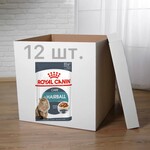 ПАК.Влажный корм Royal Canin HAIRBALL CARE для взрослых кошек, профилактика образования волосяных комочков12шт по 85 г