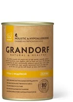 Влажный корм для собак Grandorf с уткой и индейкой 400 г