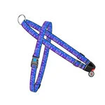 Шлея для собак швидкознімна WAUDOG Nylon з QR паспортом, малюнок "Ловець снів", пластиковий фастекс, Ш 25 мм, А 60-80 см, В 70-100 см