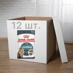 ПАК.Вологий корм Royal Canin HAIRBALL CARE для дорослих кішок, профілактика утворення волосяних грудочок12шт по 85 г
