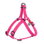 Повідок для собак водостійкий WAUDOG Waterproof з QR-паспортом, металевою пряжкою-фастексом, Ш 25 мм, Дл 60-90 см, рожевий