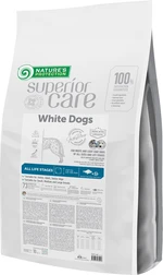 Сухий корм Nature's Protection з білою рибою для собак усіх розмірів та стадій життя з білою шерстю 10 кг