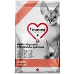 Сухий корм для кошенят 1st Choice Kitten Optimal Growth з рибним смаком 4.54 кг
