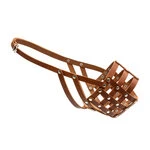 М'який намордник "CoLLaR" №5 (кавказька вівчарка, московська сторожова, ньюфаундленд), коричневий