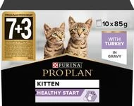 ПАК. Упаковка влажного корма для котят Pro Plan индейка мультипак (10x85)