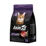 Полнорационный сухой корм для кошек AnimAll со свежей индейкой и уткой, 0,4 кг.