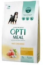 Сухий корм Optimeal для собак великих порід з курячим смаком 4 кг