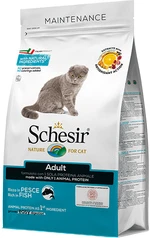 Сухий монопротеїновий корм для дорослих котів Schesir Cat Adult Fish з рибою 1.5 кг