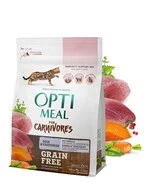 Сухий беззерновий корм для дорослих котів Optimeal з качкою та овочами 300 г (НФ-00000969)
