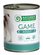 Влажный корм для взрослых собак всех пород с дичью Nature's Protection Adult Game 400г