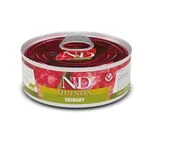 Вологий корм для кішок Farmina N&D Quinoa Urinary, Duck & Cranberry Adult для професійної сечокам'яної хвороби, качка 80 г