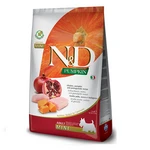 Фармина сухой корм для собак N&amp;D GRAIN FREE PUMPKIN CHICKEN &amp; POMEGRANATE ADULT MINI с курицей, тыквой и гранатом, 7 кг