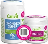 Витамины Canvit Chondro Super для собак 230 г + Canvit Imuno 100 г (8595602546145)