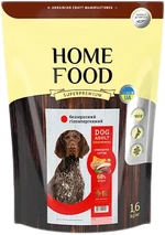 Беззерновой гипоаллергенный сухой корм Home Food для взрослых собак средних и крупных пород Мясо утки с нутом 1.6 кг