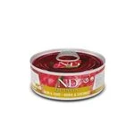 Вологий корм для кішок Farmina N&D Quinoa Skin&Coat ADULT дієтичне харчування при харчовій алергії з перепелом 80 г