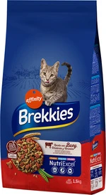 Сухой корм для котов Brekkies Cat Beef с говядиной 1.5 кг