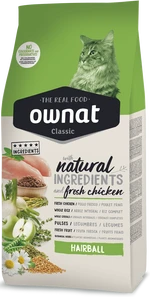 Сухий корм для кішок для виведення шерсті Ownat Classic Hairball (Cat) 1,5 кг