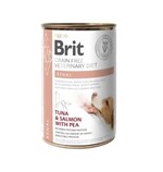 Влажный лечебный корм для собак Brit VetDiets Renal Tuna & Salmon для поддержки функции почек 400 г