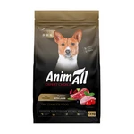 Полнорационный сухой корм для собак средних пород AnimAll со свежей индейкой и ягненком, 12 кг