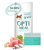 Сухий корм для дорослих стерилізованих котів Optimeal Sterilised з індичкою та вівсом 650 г (НФ-00000140)