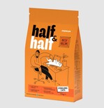 Корм сухий HalfHalf для стерилізованих котів із яловичиною 8 кг