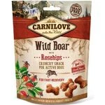 Лакомство Carnilove Dog Crunchy Snack Wild Boar with Rosehips для активных собак для быстрого восстановления с диким кабаном и шиповником 200 г