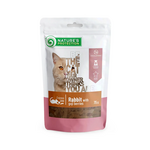 Лакомство для кошек, снеки из кролика с ягодами годжи, Nature's Protection snack for cats with rabbit and goji berries, 75г