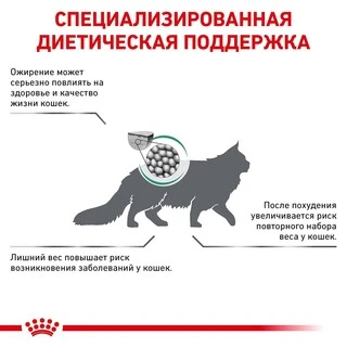 Сухий корм Royal Canin SATIETY WEIGHT MANAGEMENT CAT для дорослих котів, зниження та контроль ваги 400 г
