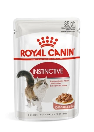 ПАК.Влажный корм Royal Canin INSTINCTIVE IN GRAVY (Соус) для взрослых кошек 12шт по 85 г