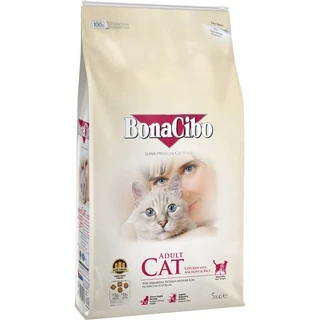 Сухой корм для кошек BonaCibo Adult Cat Chicken&amp;amp;Rice with Anchovy с мясом курицы, анчоусами и рисом 2 кг (BC406090)