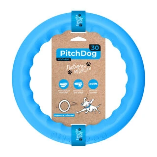Кільце для апортування PitchDog 30, діаметр 28 см, блакитне