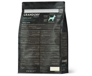 Сухий корм для дорослих собак малих порід Grandorf FRESH LAMB &amp; SWEET POTATO ADULT DOG MINI з ягнятком і бататом, 1 кг
