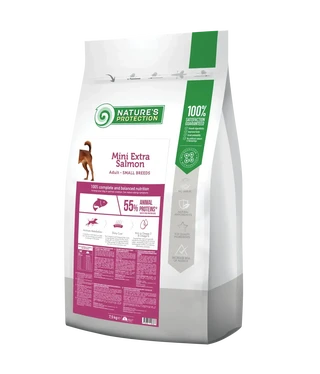 Сухой корм для взрослых собак маленьких пород с лососем Mini Extra Salmon Adult Small Breeds 7.5кг