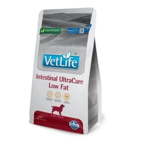 Сухий лікувальний корм Vet Life Intestinal UltraCare Low Fat дієтичне харчування з низьким вмістом жиру при захворюваннях ШКТ, 1,5 кг