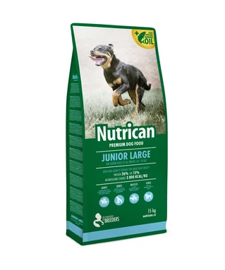 Сухий корм Nutrican JUNIOR LARGE КОРМ ДЛЯ ЩЕНЯТ ВЕЛИКИХ ПОРОД 15 кг (nc506996)