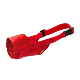 Намордник нейлоновый "Dog Extremе" регулируемый №3 (А:25-34см) (ротвейлер, сенбернар, кане-корсо, нь, красный